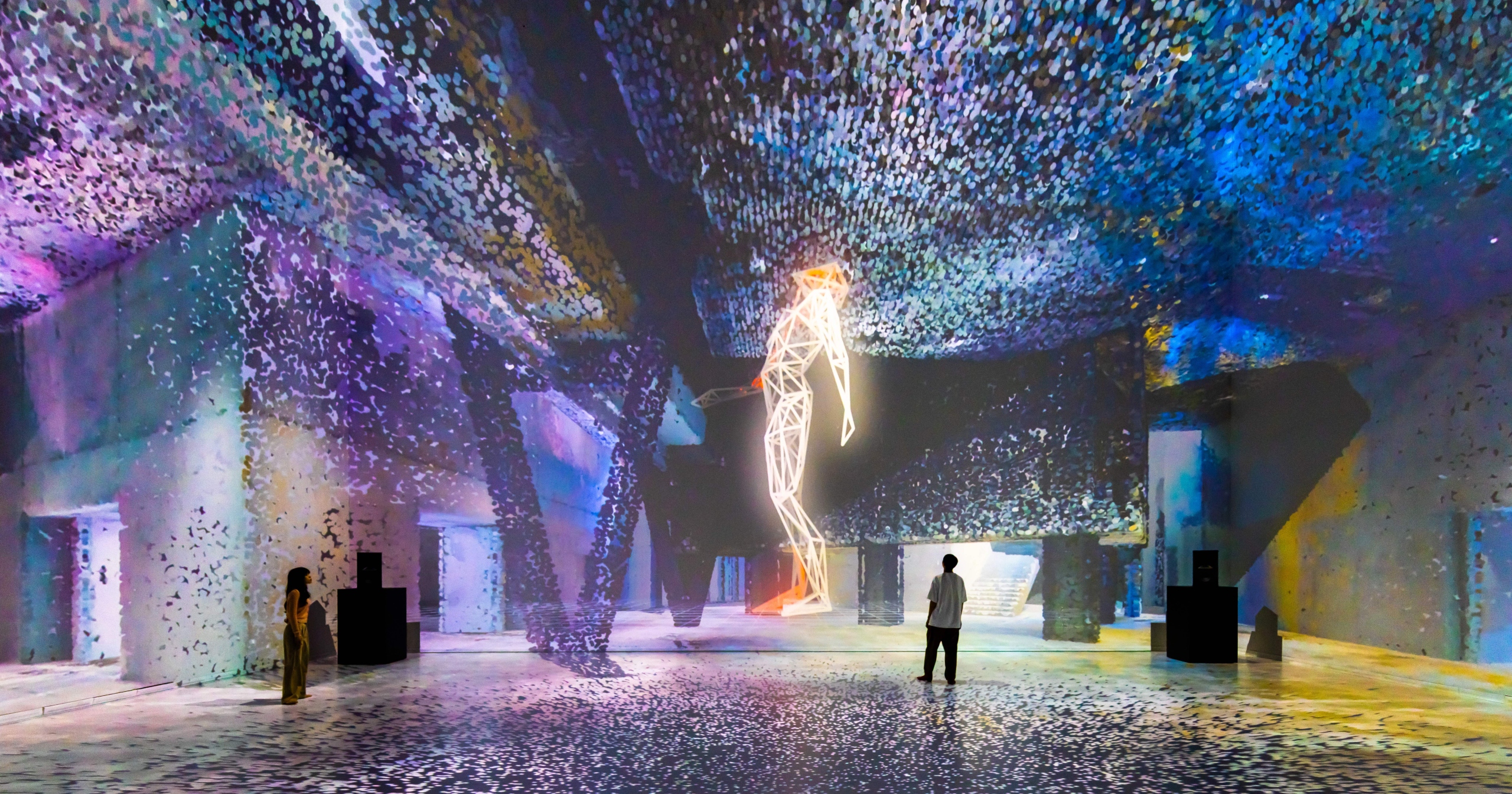 Daito Manabe New Installation “Continuum Resonance” VS. OPENING